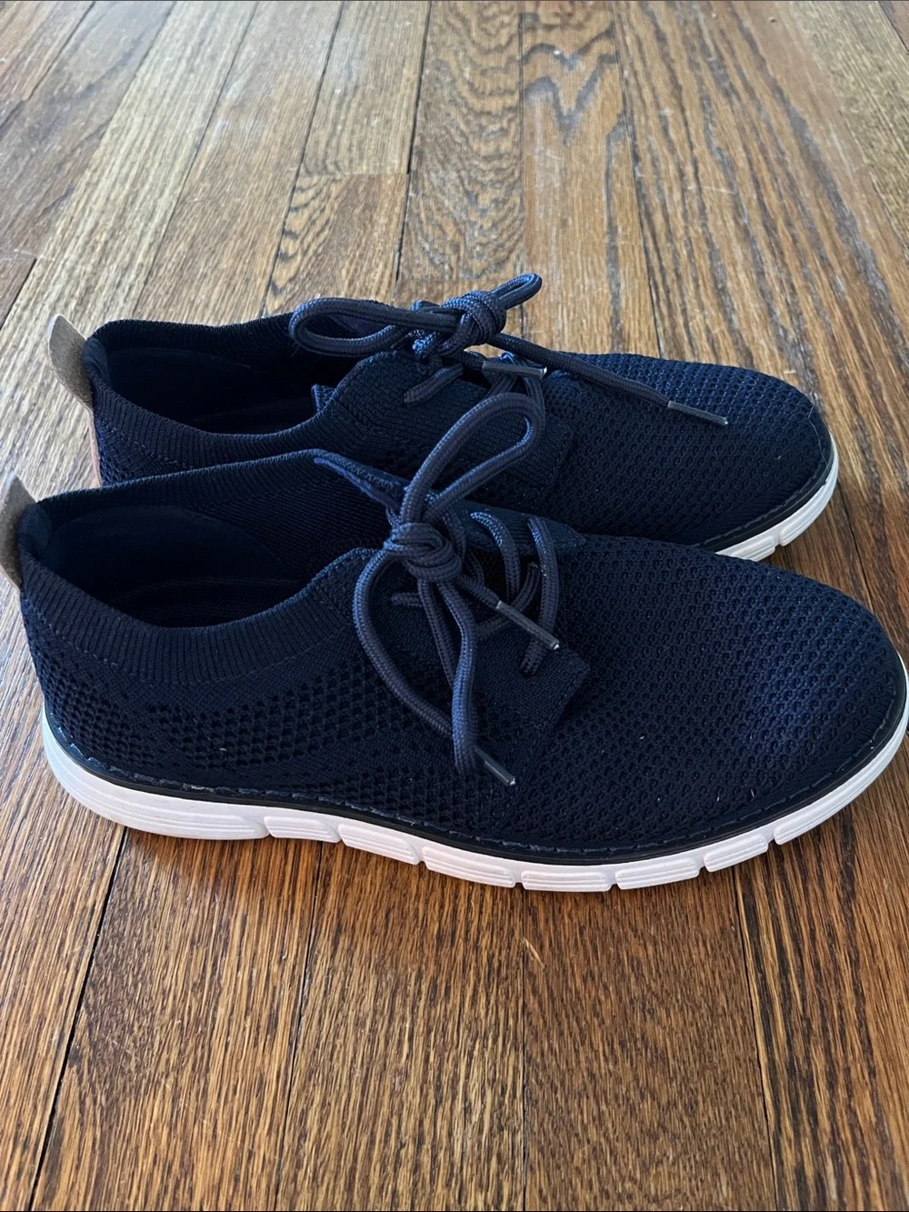 Boy Size 3 Navy Bruno Marc Mesh Dress Shoes